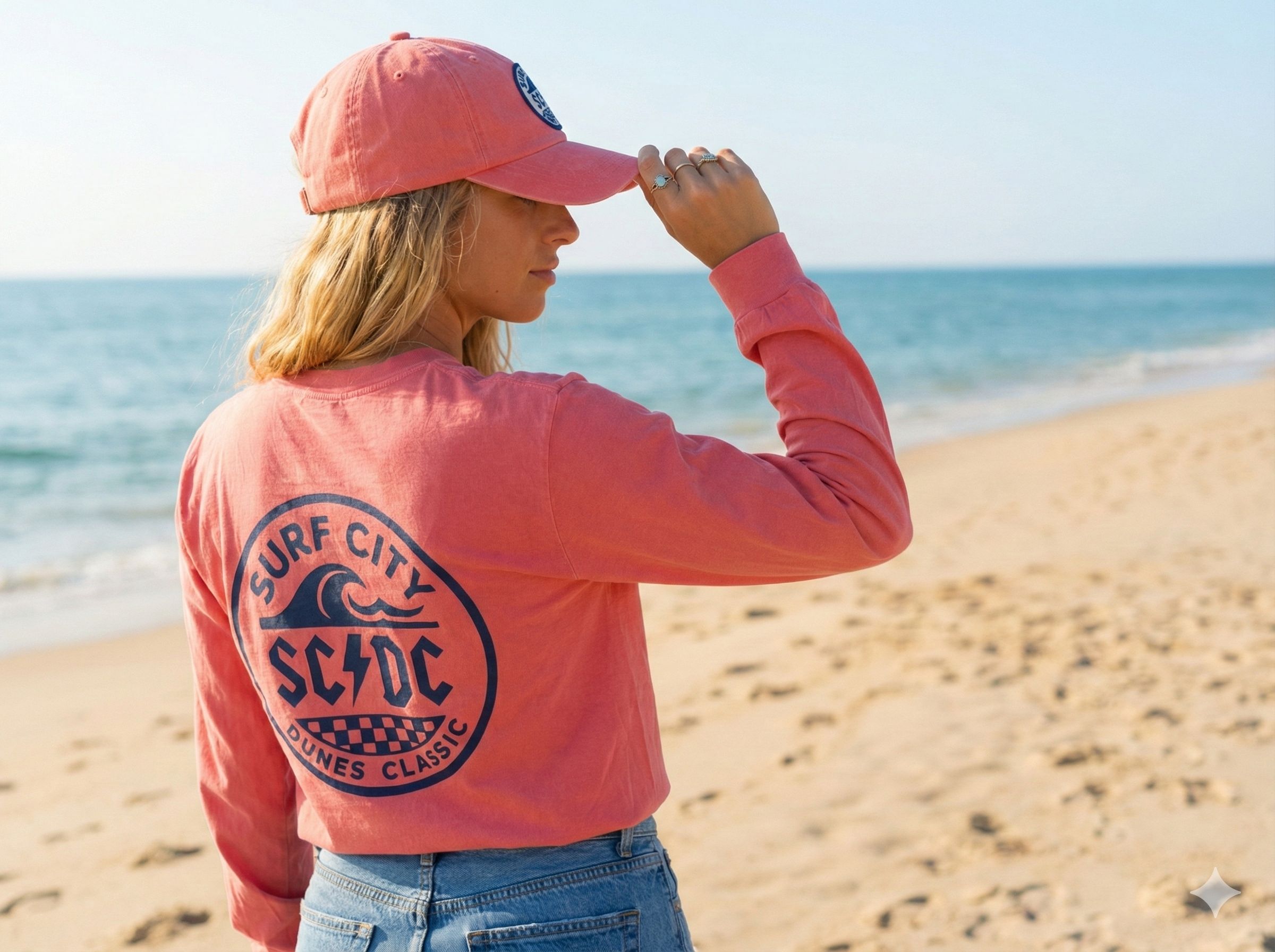 Long Sleeve SCDC Pink Tee – Surf City Surf Shop